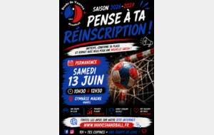 Réinscription 2026-2027