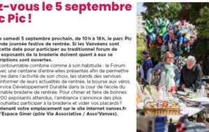 Forum des associations 2026 -  Samedi 5 septembre 2026