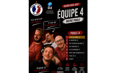 Equipe 1D - Saison 26/27